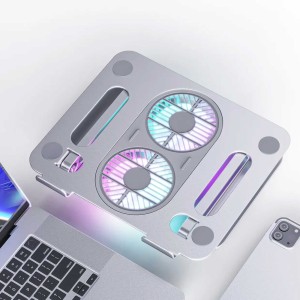 پایه خنک کننده لپ تاپ مدل P43 RGB